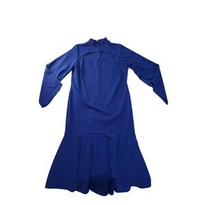 Ashley Stewert Blue Ruffle Dress, Size 18/20